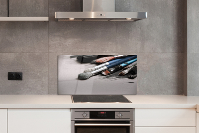 Painel de vidro Pincéis de pintura