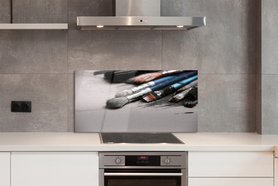 Painel de vidro Pincéis de pintura