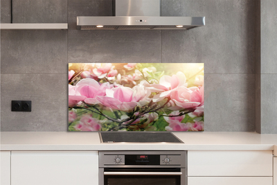 Painel de vidro Flores