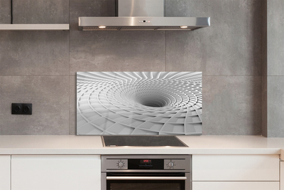 Painel de vidro Funil 3D geométrico