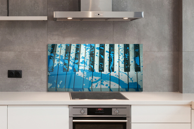 Painel de vidro Tinta para piano
