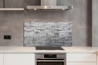 Painel de vidro Parede de tijolos vintage