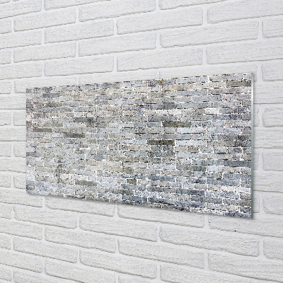 Painel de vidro Parede de tijolos vintage