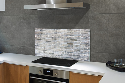 Painel de vidro Parede de tijolos vintage