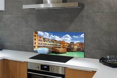 Painel de vidro Itália Pontes Rio Edifícios