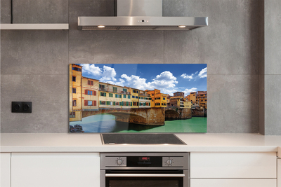 Painel de vidro Itália Pontes Rio Edifícios