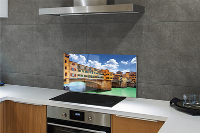 Painel de vidro Itália Pontes Rio Edifícios