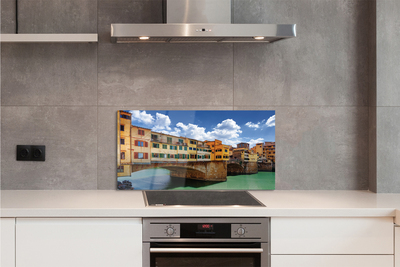 Painel de vidro Itália Pontes Rio Edifícios