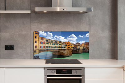 Painel de vidro Itália Pontes Rio Edifícios