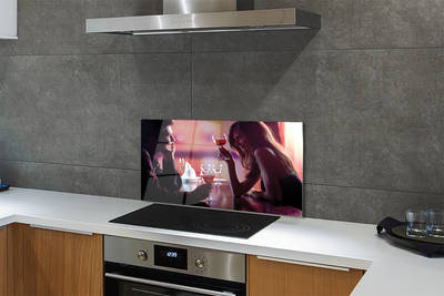 Painel de vidro Óculos de pessoas