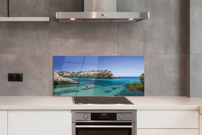 Painel de vidro Costa do Mar das Falésias da Espanha