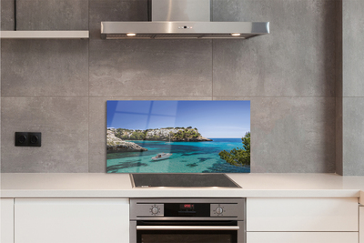 Painel de vidro Costa do Mar das Falésias da Espanha