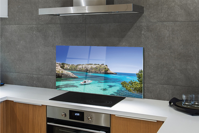 Painel de vidro Costa do Mar das Falésias da Espanha