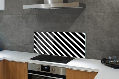 Painel de vidro Listras de zebra