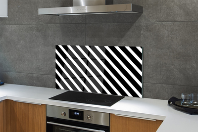 Painel de vidro Listras de zebra