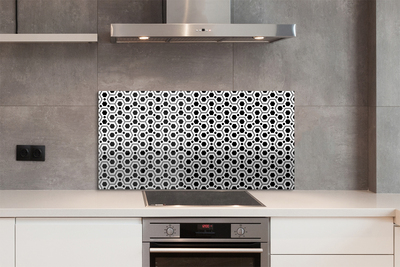 Painel de vidro Hexágonos