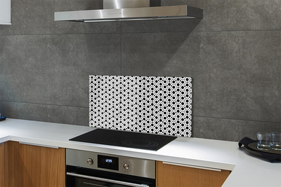 Painel de vidro Hexágonos