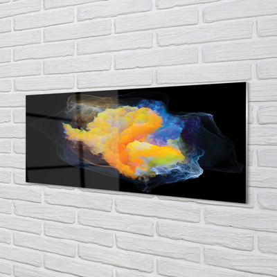 Painel de vidro Fractais coloridos