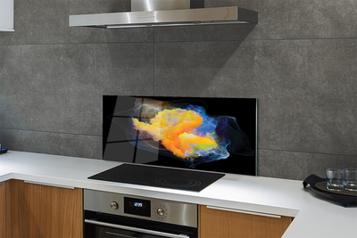 Painel de vidro Fractais coloridos