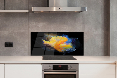 Painel de vidro Fractais coloridos