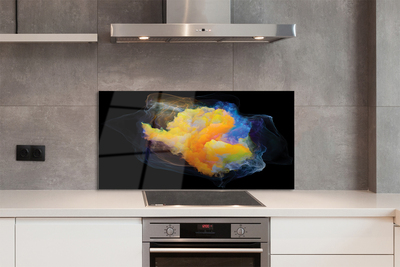 Painel de vidro Fractais coloridos