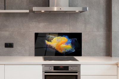 Painel de vidro Fractais coloridos