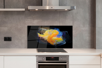 Painel de vidro Fractais coloridos