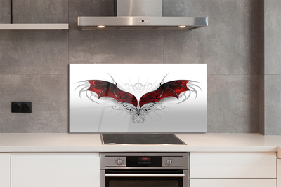 Painel de vidro Asas de dragão