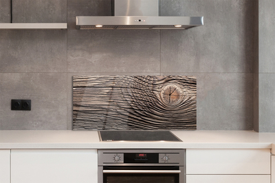 Painel de vidro Grão da placa de madeira