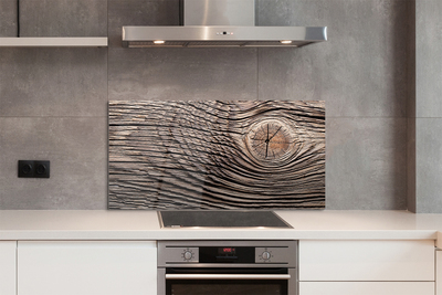 Painel de vidro Grão da placa de madeira