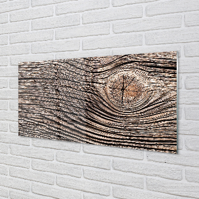 Painel de vidro Grão da placa de madeira