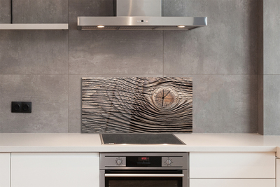 Painel de vidro Grão da placa de madeira