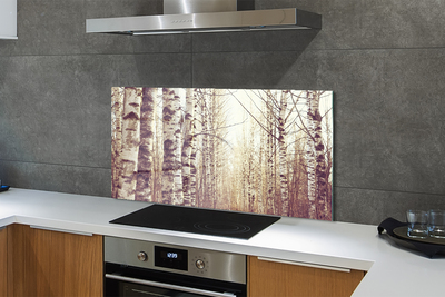 Painel de vidro Árvores