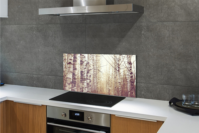 Painel de vidro Árvores