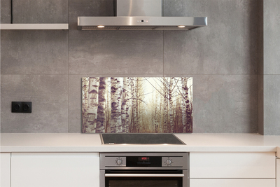 Painel de vidro Árvores