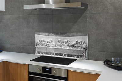 Painel de vidro A peça A Última Ceia