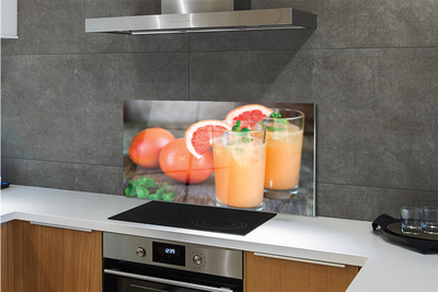 Painel de vidro Coquetel de toranja