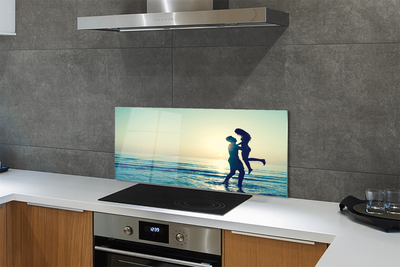 Painel de vidro Mar de gente