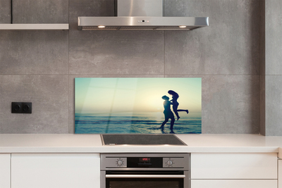 Painel de vidro Mar de gente