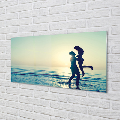 Painel de vidro Mar de gente