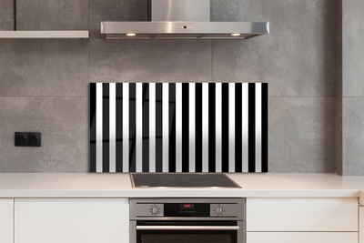 Painel de vidro Listras geométricas de zebra