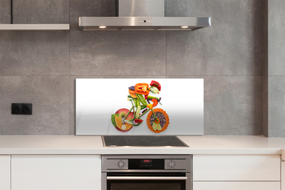 Painel de vidro Um homem feito de vegetais