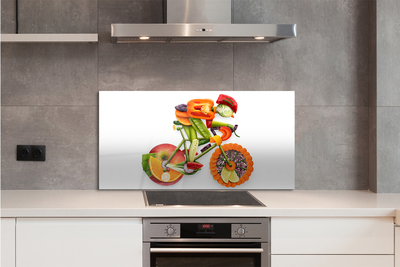 Painel de vidro Um homem feito de vegetais