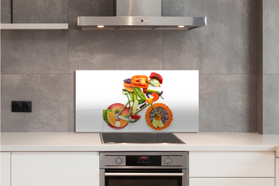 Painel de vidro Um homem feito de vegetais