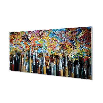 Painel de vidro Pincéis de esfregaço