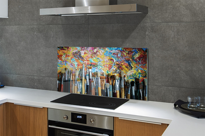 Painel de vidro Pincéis de esfregaço