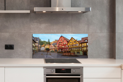 Painel de vidro Alemanha Cidade Velha Baviera