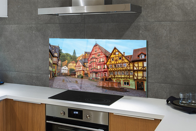 Painel de vidro Alemanha Cidade Velha Baviera