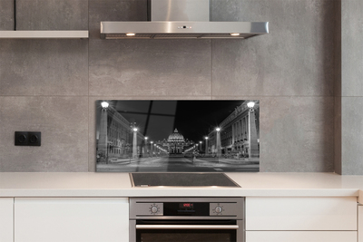 Painel de vidro Estrada da Capela de Roma