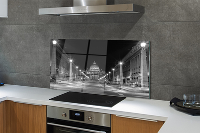 Painel de vidro Estrada da Capela de Roma